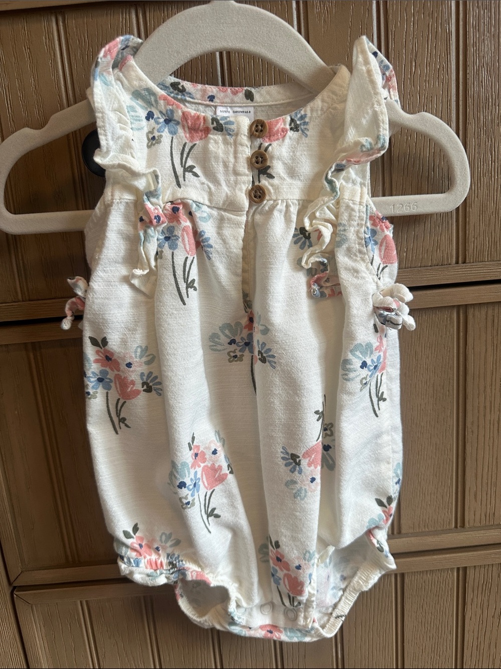 Floral carters bubble romper